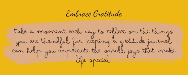 How To Find Joy In Simple Everyday Activities