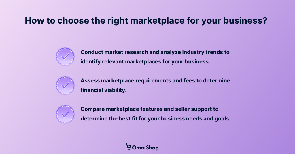 How To Choose Marketplace For Selling